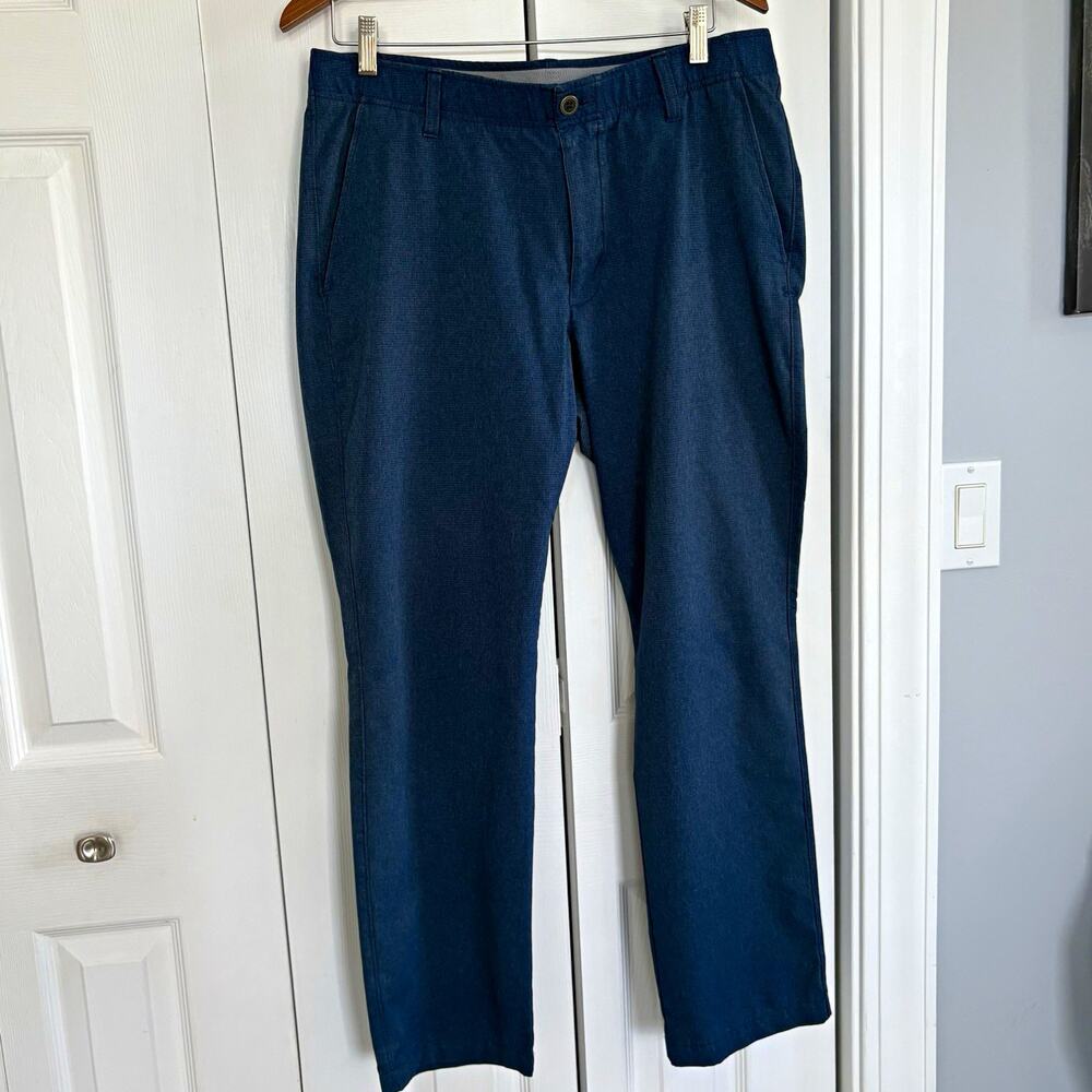 Under Armour Men’s 36x30 Navy Blue Performance Dress Golf Pants Stretch